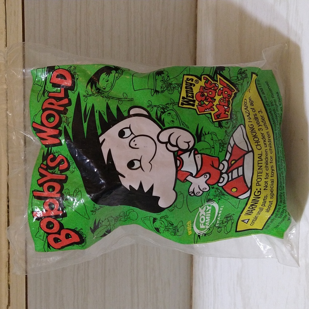 Vintage 1999 Bobby's World Wendy's Kids' Meal Toy NEW/SEALED